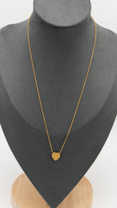 Golden Heartlet Necklace